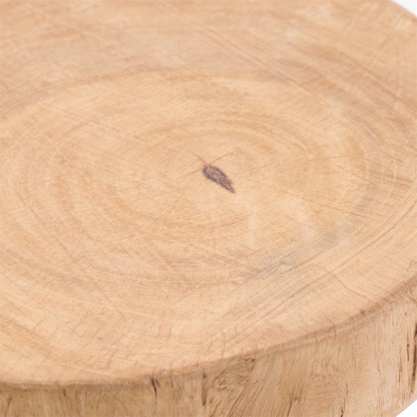 Holzscheibe mit Baumringen