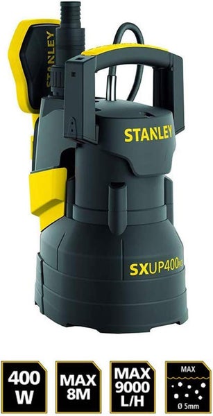 Stanley Tauchpumpe SXUP400PCE für Klarwasser 400W