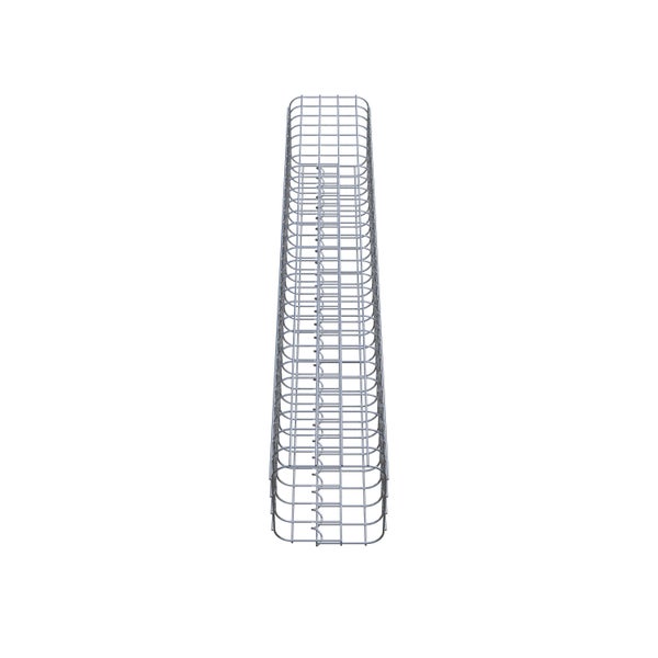 Gabionensäule 22 x 22 cm MW 5 x 5 cm eckig - Höhe: 1,40 m