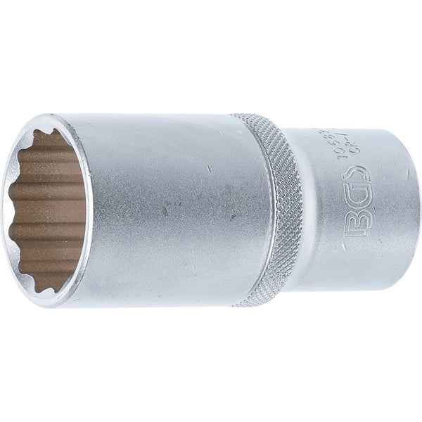 BGS Steckschlüssel-Einsatz Zwölfkant tief Antrieb Innenvierkant 12,5 mm (1/2) SW 28 mm - 10689