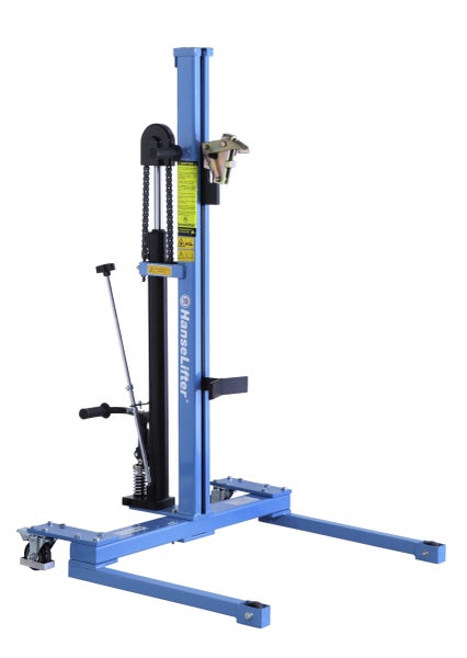 Motorradheber mit Handkurbel