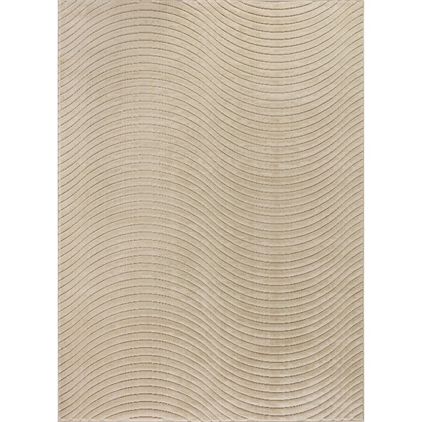 Moderner Skandinavischer Teppich für Innen-/Außenbereich Beige 200x275 cm AYUMI