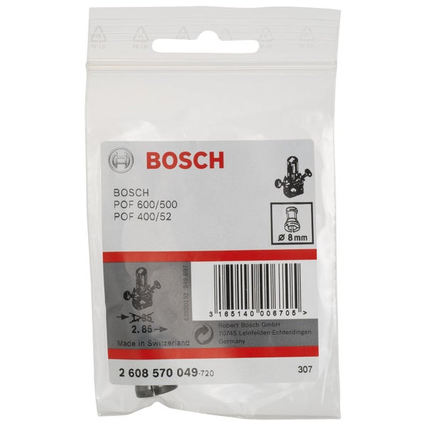 Bosch POF 600/500 und POF 400/52 Spannzange, 8 mm