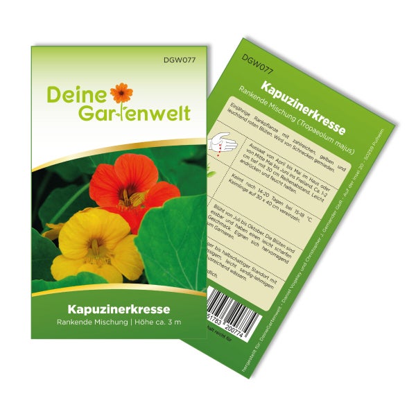 Kapuzinerkresse Rankende Mischung Samen von Deine Gartenwelt