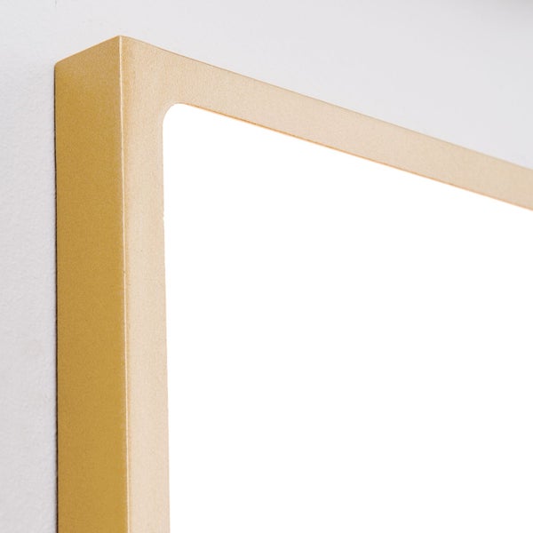 LED Deckenleuchte Lero 18 x 18 cm Gold 3000K 1300lm