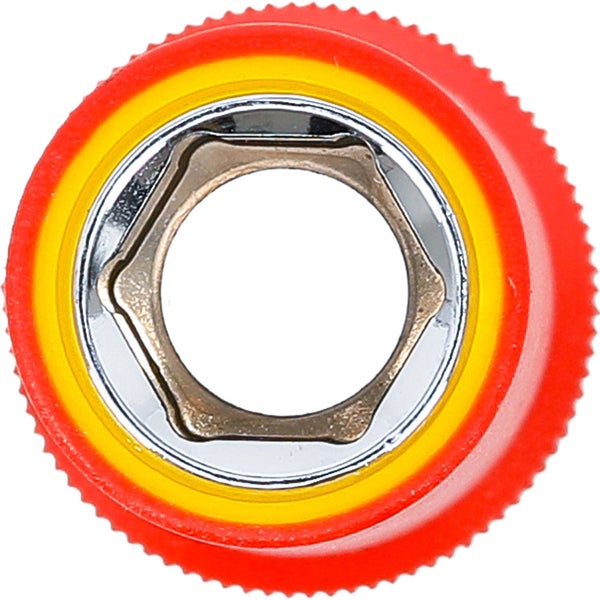 BGS VDE-Steckschlüssel-Einsatz Sechskant Antrieb Innenvierkant 12,5 mm (1/2) SW 13 mm - 72063
