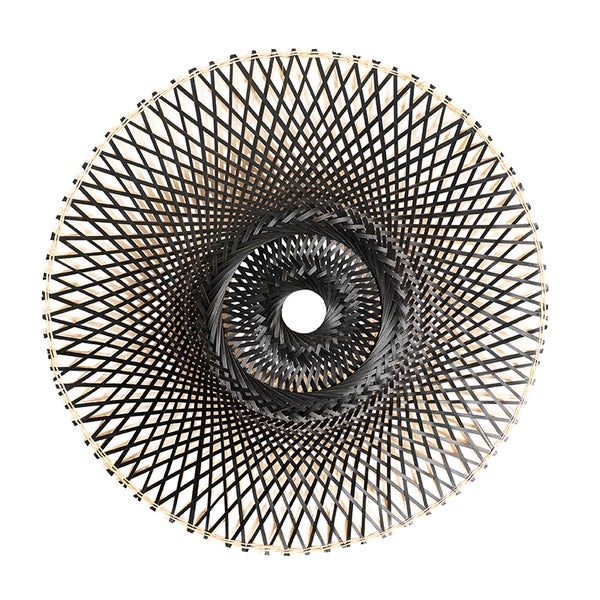 Orientalischer Lampenschirm Rattan 50 cm - Rina
