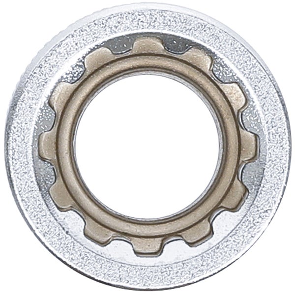BGS Steckschlüssel-Einsatz Gear Lock Antrieb Innenvierkant 12,5 mm (1/2) SW 15 mm - 10215