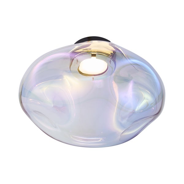 Deckenleuchte mit Glasschirm