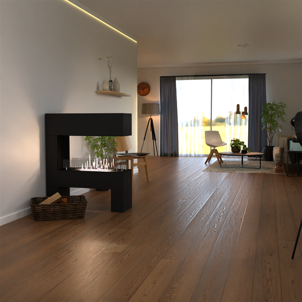 GLOW FIRE Ethanol Kamin 'Rogaland' | Ethanolofen in schwarz mit 3 Std. Brenndauer und 3 KW Heizleistung | BxHxT: 110x100x34 cm