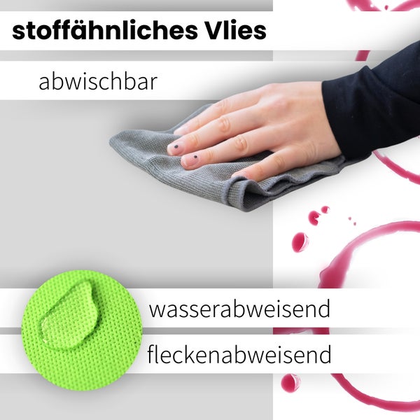 Sensalux Tischläufer, Länge: 25m, stoffähnliches Vlies, Breite: 15cm, Hellblau
