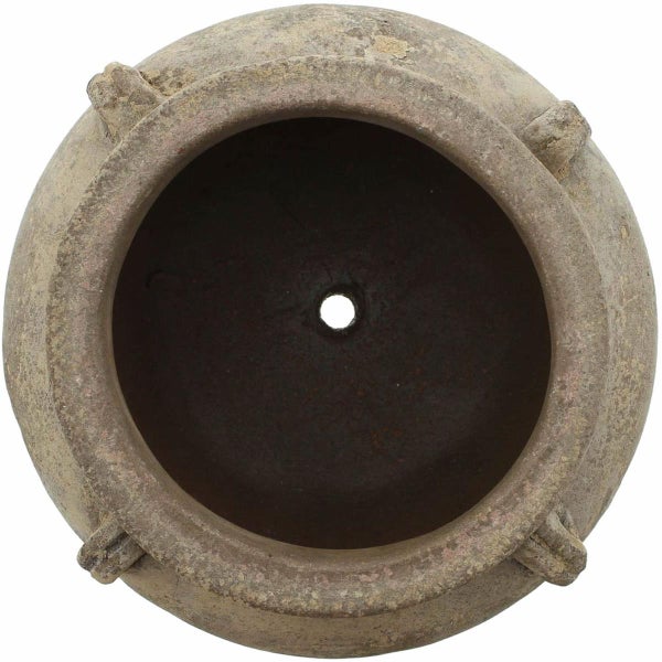 Dekoleidenschaft Pflanztopf Rustik aus Terracotta, Ø 26 cm, braun, Blumentopf, Übertopf, Pflanzgefäß, Gartendeko für Draußen