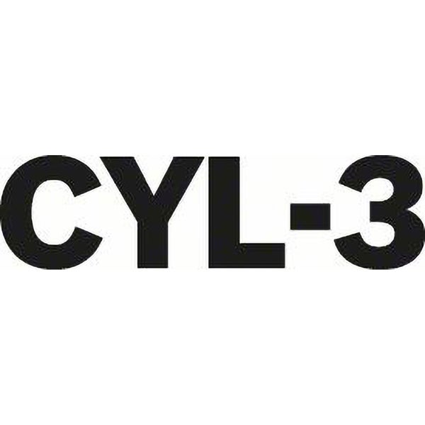 Cylinderschlüssel Kennzeichnung CYL-3