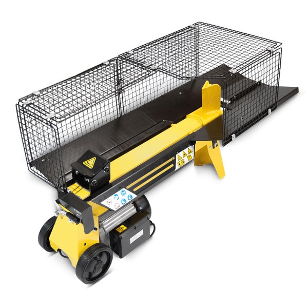 BAMATO HO-7E Elektro Holzspalter mit Untergestell – 7 Tonnen Spaltkraft für effizientes Holzspalten