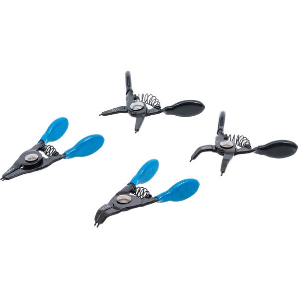 Sprengringzangen-Set mit vier Zangen für Innen- und Außenringe