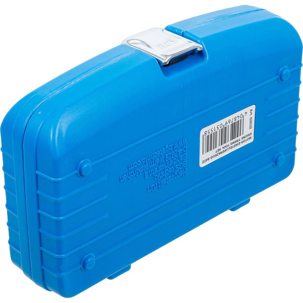 Blauer Werkzeugkoffer für Motor-Einstellwerkzeug