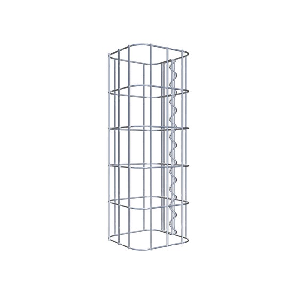 Gabionensäule 17 x 17 cm, MW 5 x 10 cm eckig - Höhe: 0,50 m