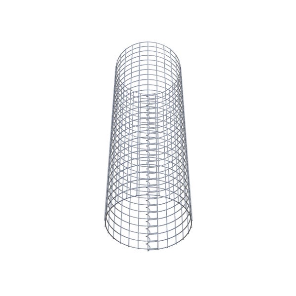 Gabionensäule Durchmesser 42 cm MW 5 x 5 cm rund - Höhe: 130 cm