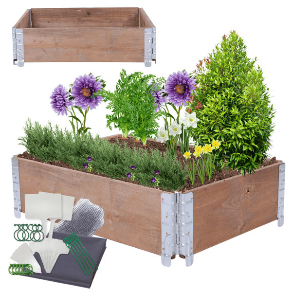 Hochbeetkisten GrowBox HxBxT 20x60x80 cm 1 Ebene Holz Braun
