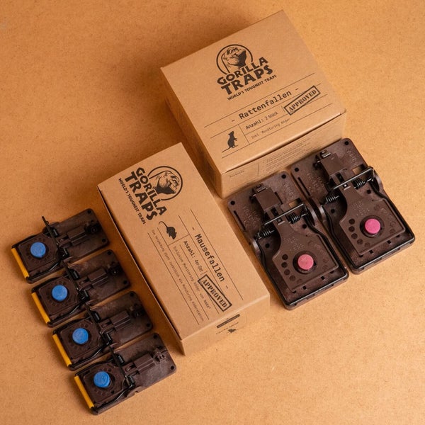 Rattenfalle inkl. Monitoring-Block 2er Set