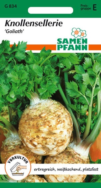 Knollensellerie Goliath Saatgutpackung