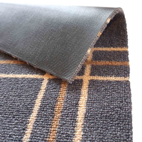 Schmutzfangmatte mit Karomuster und rutschfester Rückseite