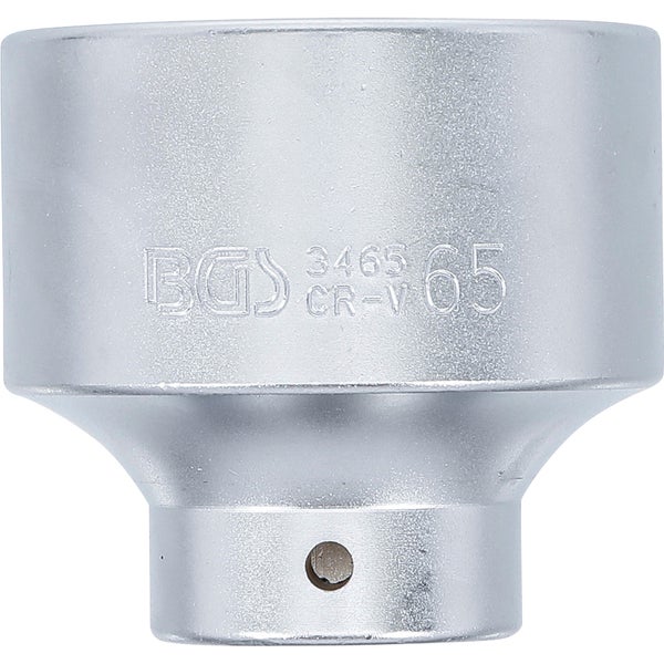 BGS Steckschlüssel-Einsatz Sechskant Antrieb Innenvierkant 20 mm (3/4) SW 65 mm - 3465
