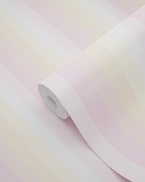 Tapetenrolle mit Streifenmuster