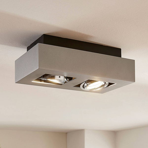 Deckenspot mit zwei Leuchten