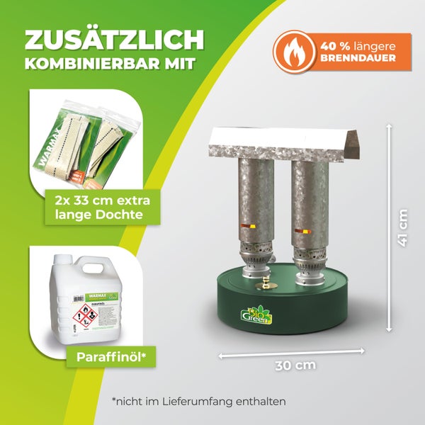 Paraffin Gewächshausheizung Warmax Power 5 600 Watt