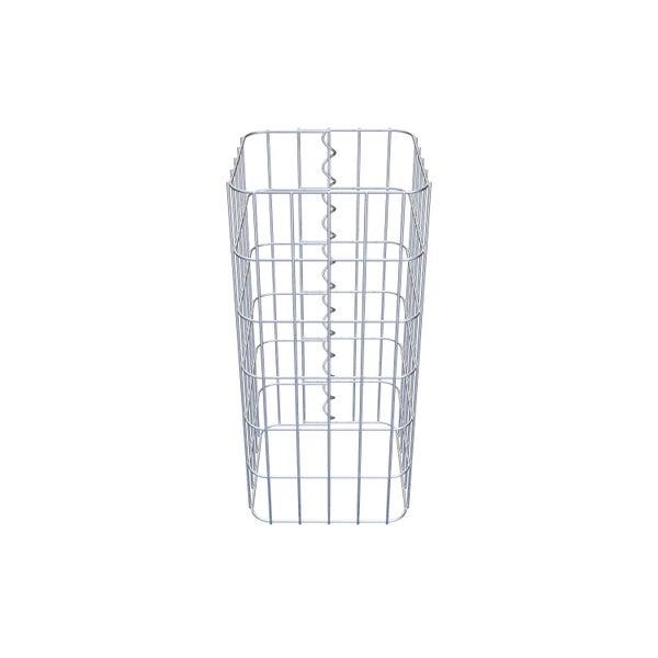 Gabionensäule 27 x 27 cm, MW 5 x 10 cm eckig - Höhe: 0,60 m
