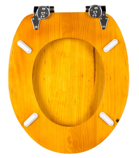 WC-Sitz mit Absenkautomatik Holz