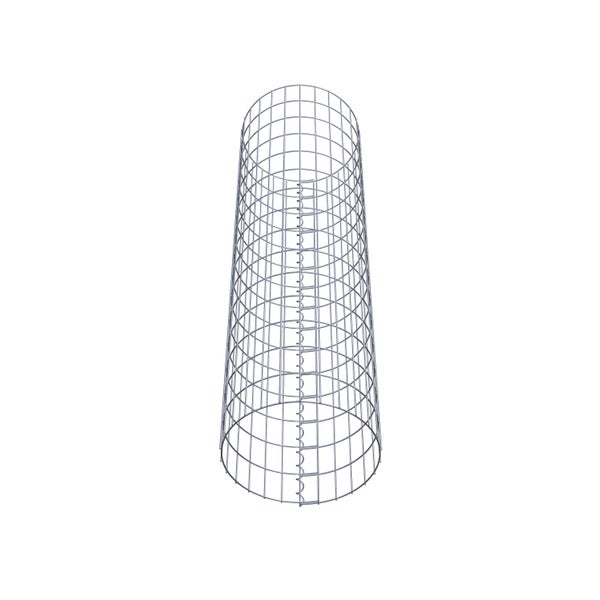 Gabionensäule Durchmesser 42 cm, MW 5 x 10 cm rund - Höhe: 1,50 m