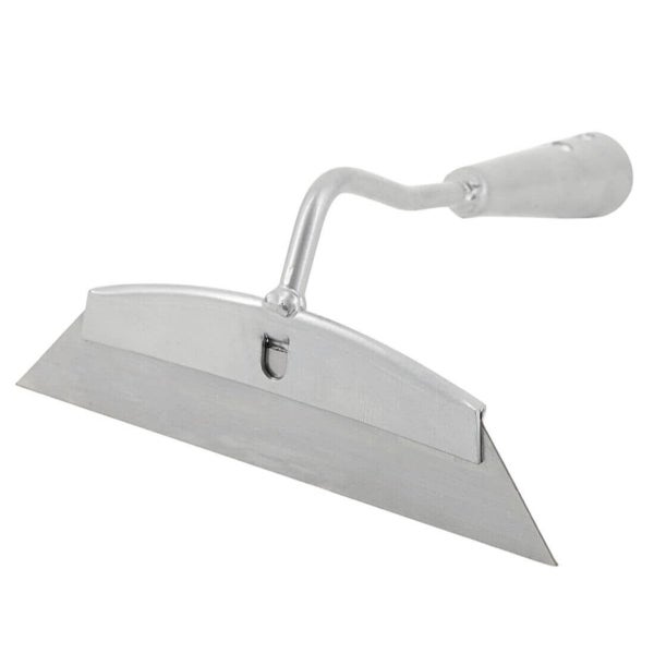 Stoßschar aus Metall für die Unkrautentfernung im Garten mit Tülle für einen Holzstiel.