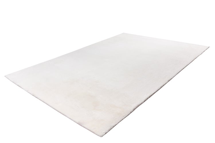 Rechteckiger Teppich in unifarbenem Design fuer den Wohnbereich