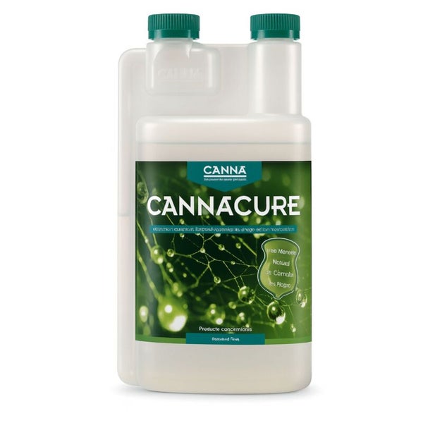 CannaCure Pflanzenschutzmittel in einer Kunststoffflasche mit Schraubverschluss