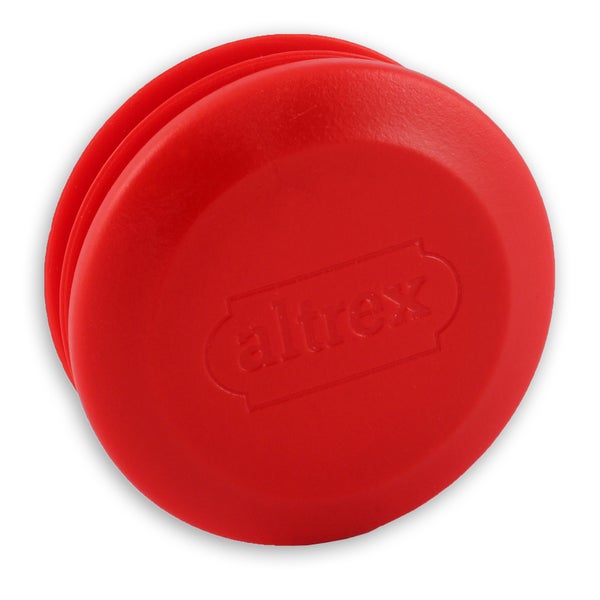 Altrex Endkappe aus Kunststoff, rund, rot.