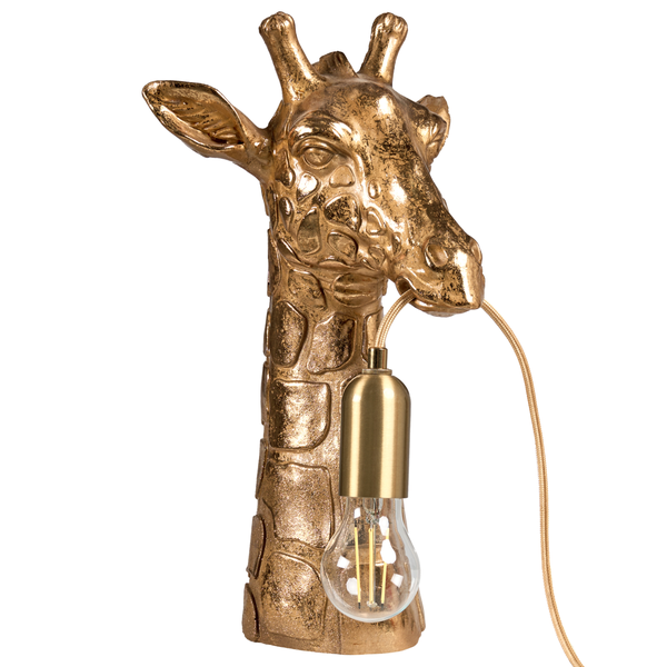 Tischlampe Giraffe MALAIKA Gold