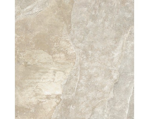 Wand- und Bodenfliese Schiefer beige 60 x 60 cm