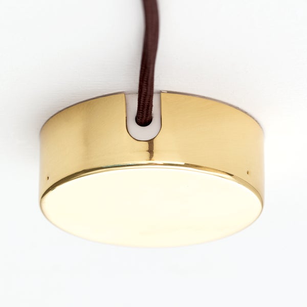 Verteilerdose aus Metall, Deckendose, Baldachin, Verteiler Abdeckung für Leuchte Lampe, 70mm, Gold