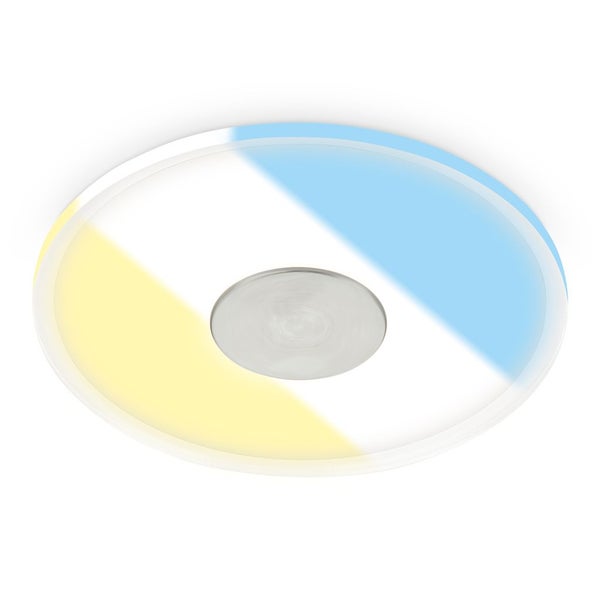 Runde Deckenleuchte mit zentralem Leuchtmittel