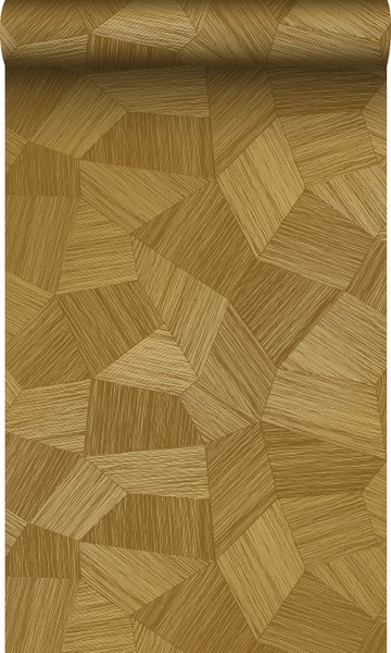 Origin Wallcoverings Öko-Strukturtapete 3D-Muster Honiggold - 0.53 x 10.05 m - 347953