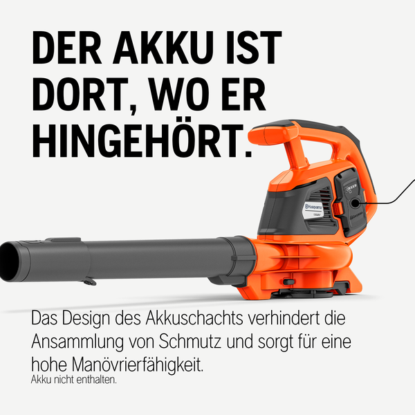 Husqvarna Akku Laubbläser für den Garten