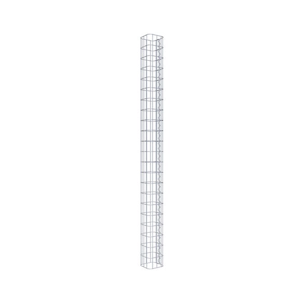 Gabionensäule 17 x 17 cm, MW 5 x 10 cm eckig - Höhe: 2,20 m