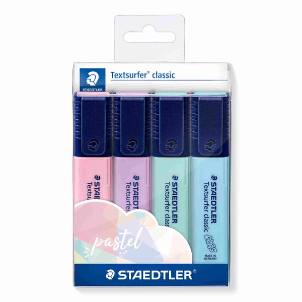 Textsurfer Schreib- und Zeichbedarf Textsurfer classic 364 C Textmarker, Etui 4 Textsurfern classic