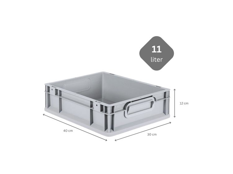 PROREGAL SuperSparSet 16x Eurobox NextGen Grip HxBxT 12 x 30 x 40 cm 11 Liter
