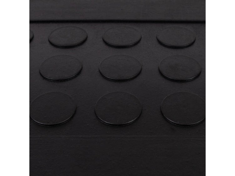 FLOORDIREKT Gummi-Stufenmatte Coin - für den Außenbereich - Antirutschmatte - 25 x 65 cm