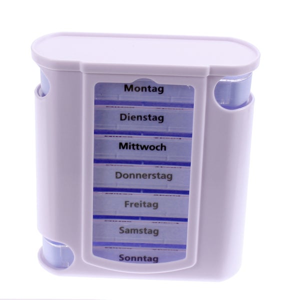 3er Set Tablettenbox 7 Tage Wochendispenser Tablettendispenser Woche Medikamentendispenser Tower