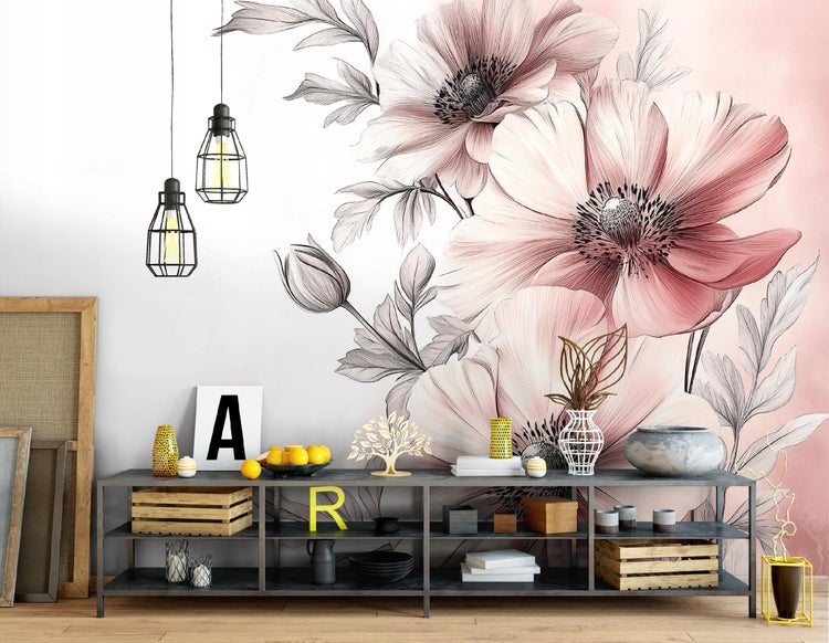 Fototapete Blumen Natur Wohnzimmer Vlies Tapete 400x280 cm