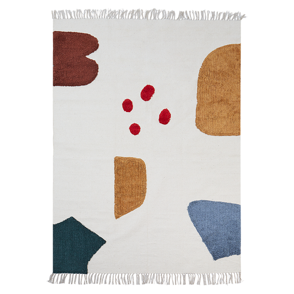 Teppich TAGVETI Bunt 140 x 200 cm Baumwolle